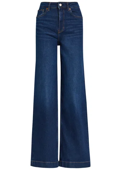 Reformation Bex Wide-leg Jeans In Blue