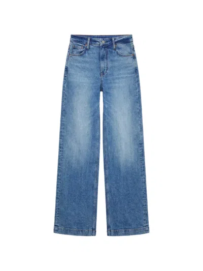Reformation Bex Wide-leg Jeans In Blue