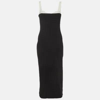 Reformation Black Jersey Midi Dress
