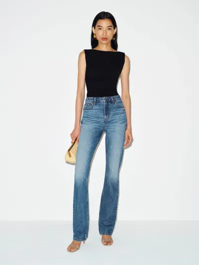 Reformation Blair High Rise Baby Bootcut Jeans Blue 32