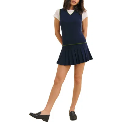 Reformation Blair Mixed Media Minidress