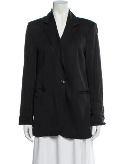 Pre-owned Reformation Blazer In Black
