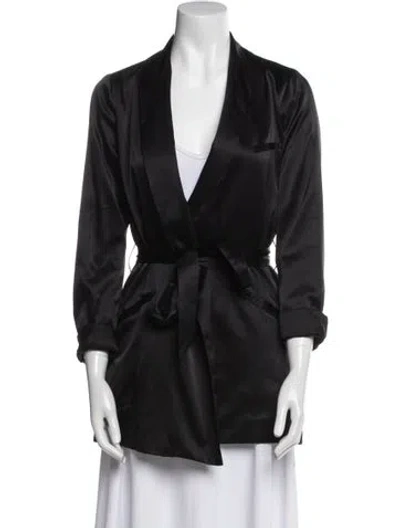 Pre-owned Reformation Blazer In Black