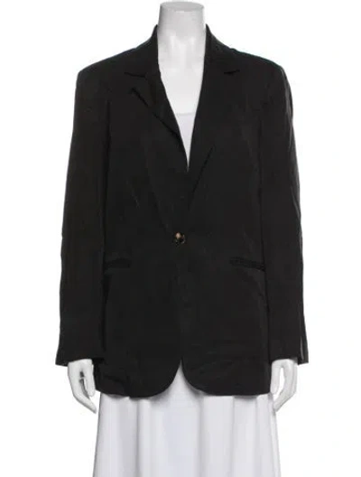 Pre-owned Reformation Blazer In Black