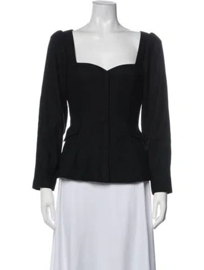 Pre-owned Reformation Blazer In Black