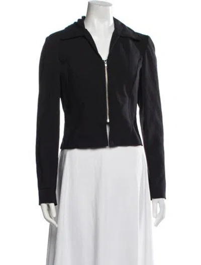 Pre-owned Reformation Blazer In Blue