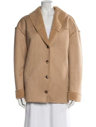 Pre-owned Reformation Blazer In Brown