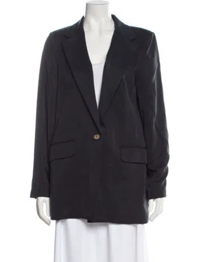 Pre-owned Reformation Blazer In Gray