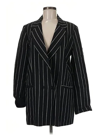 Pre-owned Reformation Blazer Jacket In Black