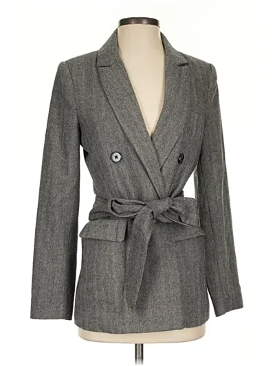 Pre-owned Reformation Blazer Jacket In Gray