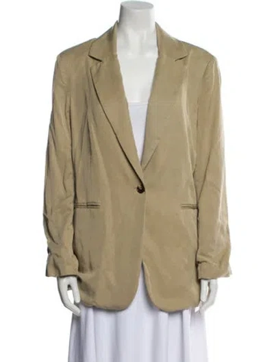 Pre-owned Reformation Blazer In Neutral