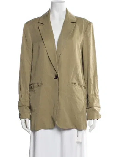 Pre-owned Reformation Blazer In Neutral