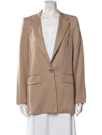 Pre-owned Reformation Blazer In Neutral