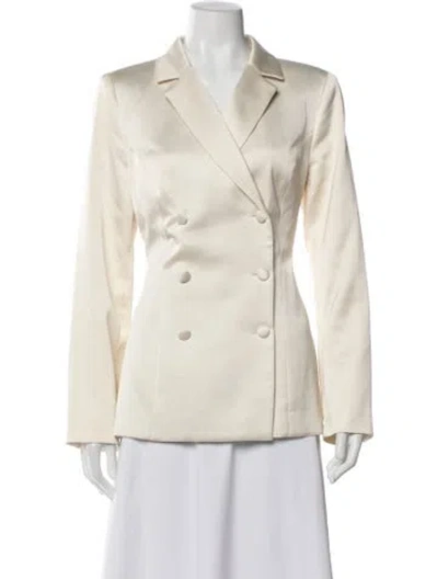 Pre-owned Reformation Blazer In Neutral
