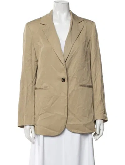 Pre-owned Reformation Blazer In Neutrals