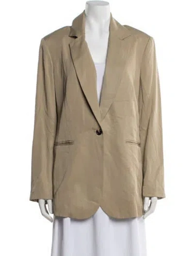 Pre-owned Reformation Blazer In Neutrals
