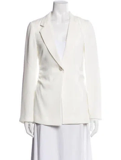 Pre-owned Reformation Blazer In White