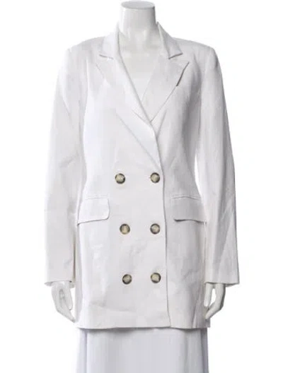 Pre-owned Reformation Blazer In White