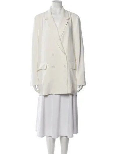 Pre-owned Reformation Blazer In White