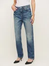 Reformation Cynthia High-rise Straight-leg Jeans In Hemlock