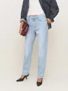 Reformation Bobbi Mid Rise Boyfriend Jeans In Nokomis