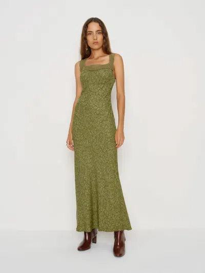 Reformation Bobbie Dress In Green
