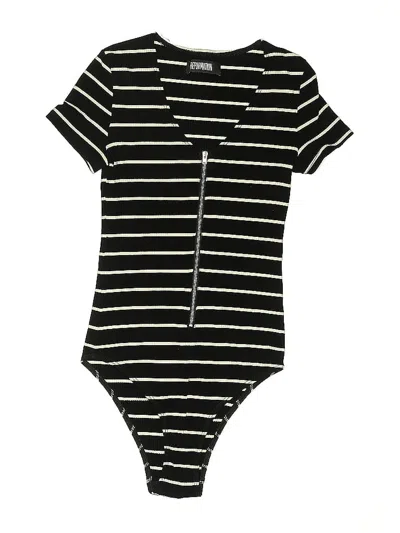 Pre-owned Reformation Bodysuit In Black