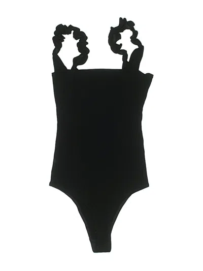 Pre-owned Reformation Bodysuit In Black