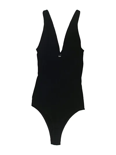 Pre-owned Reformation Bodysuit In Black