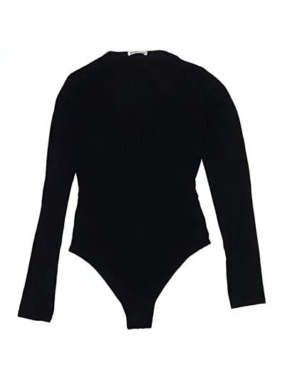 Pre-owned Reformation Bodysuit In Black