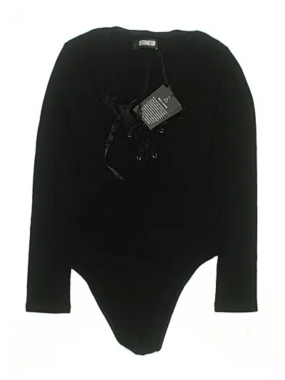 Pre-owned Reformation Bodysuit In Black