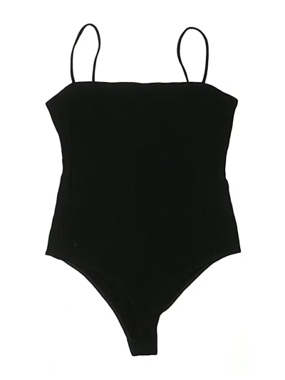 Pre-owned Reformation Bodysuit In Black