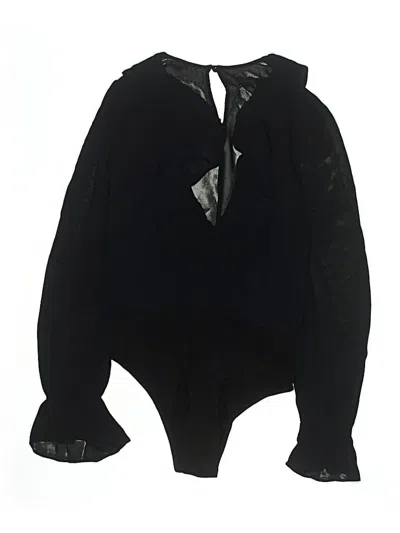 Pre-owned Reformation Bodysuit In Black