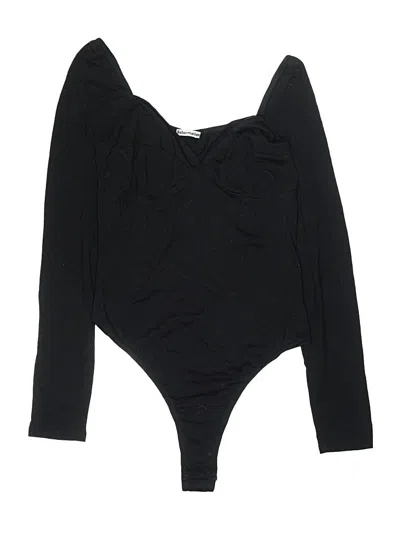 Pre-owned Reformation Bodysuit In Black