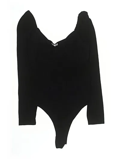 Pre-owned Reformation Bodysuit In Black