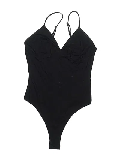 Pre-owned Reformation Bodysuit In Black