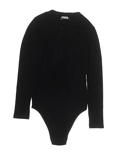 Pre-owned Reformation Bodysuit In Black