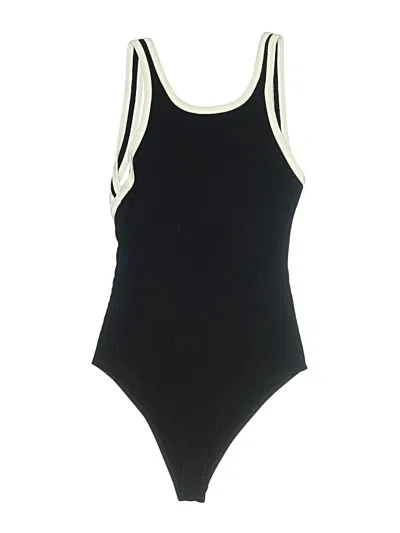 Pre-owned Reformation Bodysuit In Black