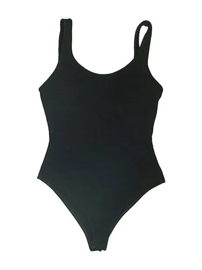 Pre-owned Reformation Bodysuit In Black