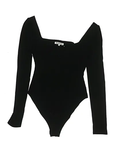 Pre-owned Reformation Bodysuit In Black