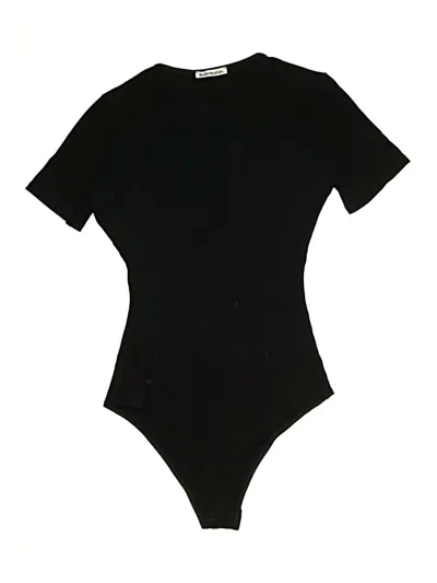 Pre-owned Reformation Bodysuit In Black