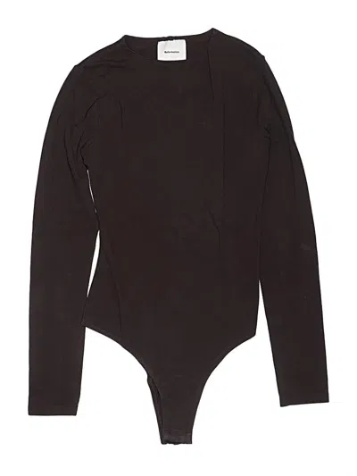 Pre-owned Reformation Bodysuit In Black