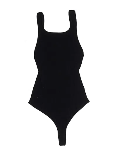 Pre-owned Reformation Bodysuit In Black