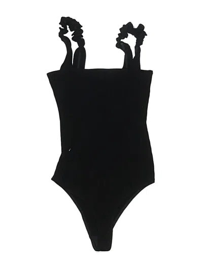 Pre-owned Reformation Bodysuit In Black