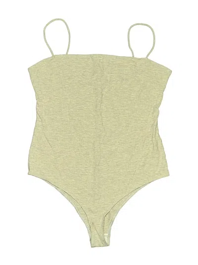 Pre-owned Reformation Bodysuit In Gray