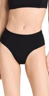 REFORMATION BONDI BIKINI BOTTOMS BLACK