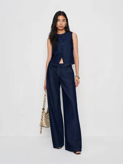 Reformation Bonnie Denim Top