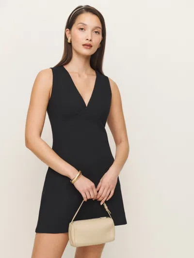 Reformation Bowie Knit Dress In Black
