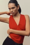 Reformation Meg Top In Red