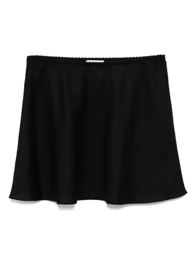 Reformation Brandy Skirt In Black